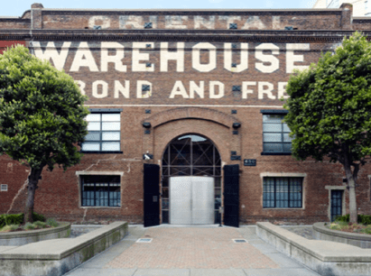 Old warehouse converted into apartments