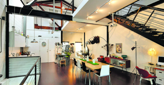 converted warehouse apartment 