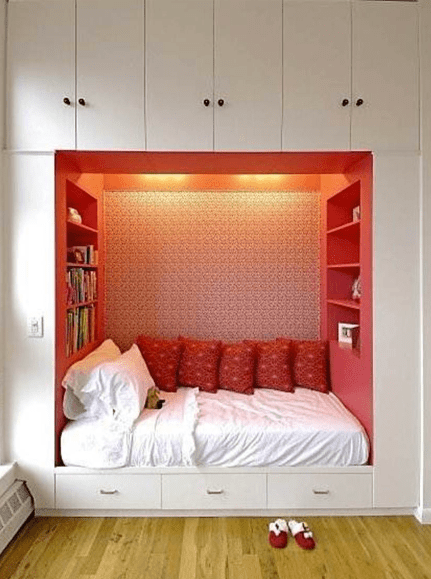 Small bedroom storage