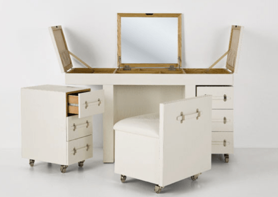 Fold out dressing table
