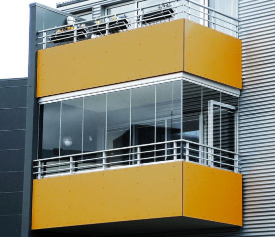 enclosing a balcony sectional title